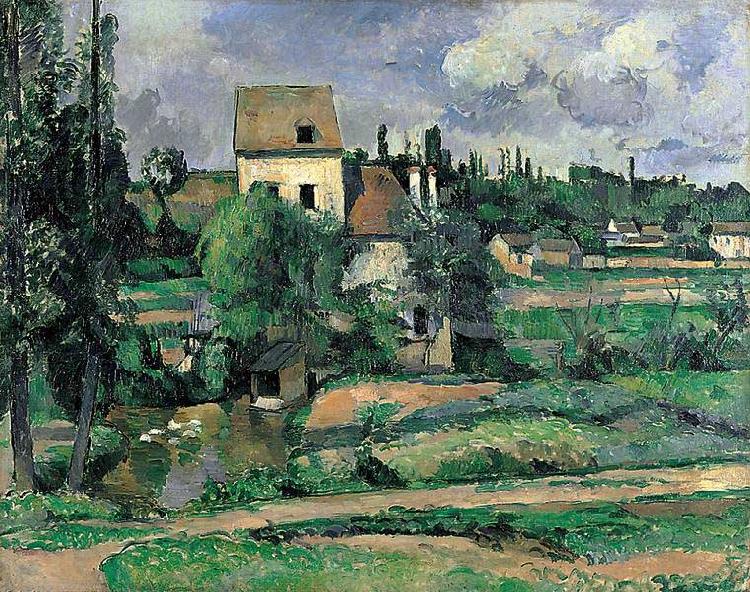 Paul Cezanne Le moulin sur la Couleuvre a Pontoise France oil painting art